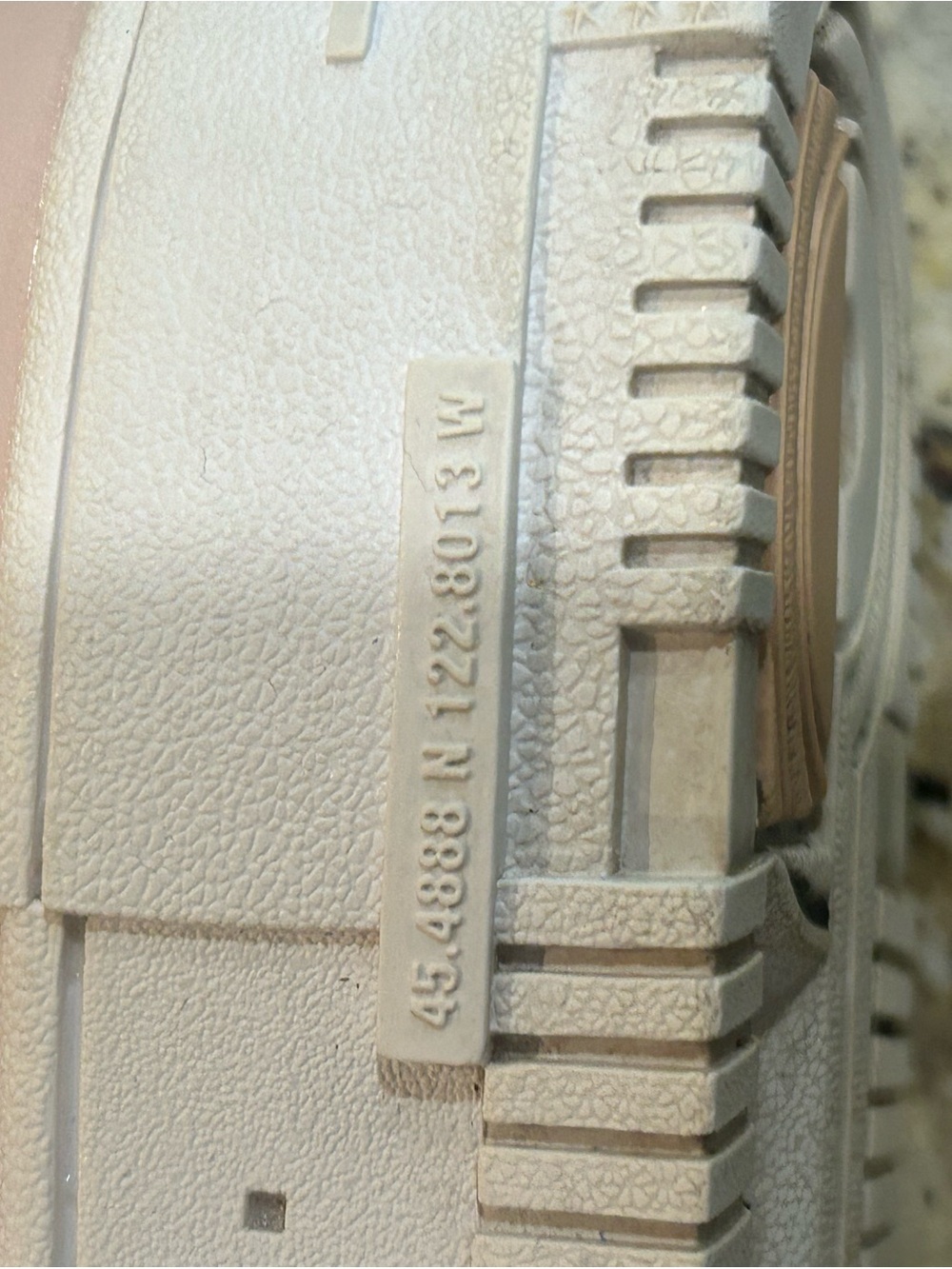 Nike Air Force 1 Pixel Athletic Lace Up Platform Shoe Women’ 6.5 Beige Pink - Picture 6 of 9